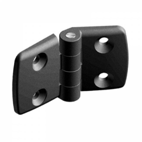 Plastový pant 45, nevysazovací,černý 095K4545F08