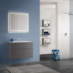 VILLEROY & BOCH - Finion Zrcadlo s LED osvětlením, 80x75x5 cm F6008000