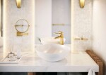 HANSGROHE - AddStoris Kosmetické nástěnné zrcátko, leštěný vzhled zlata 41791990