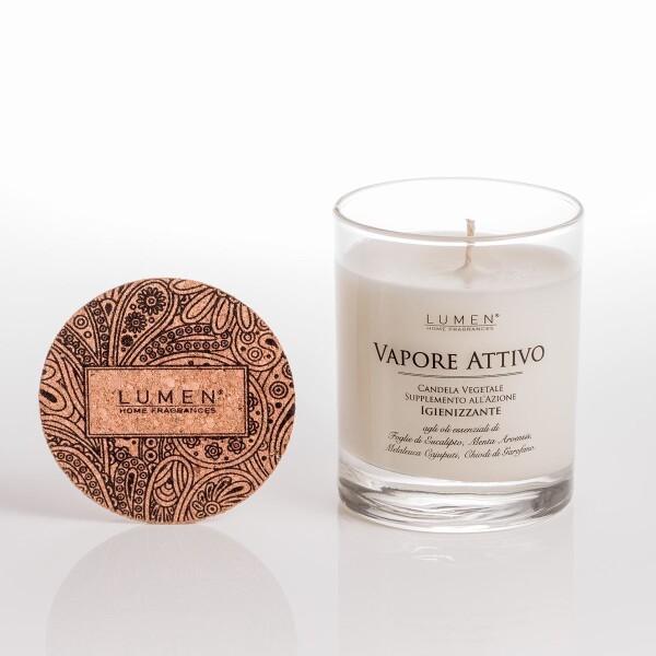 Svíčka vonná VAPORE ATTIVO IGIENIZZANTE 200 ml LUMEN Svíčka vonná VAPORE ATTIVO IGIENIZZANTE 200 ml LUMEN