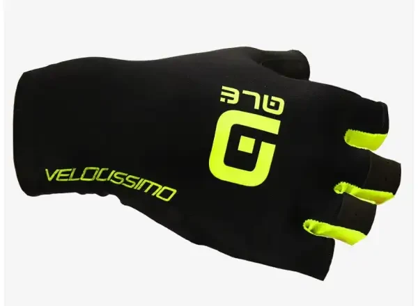 Alé Velocissimo Crono rukavice Black/Fluo Yellow vel.