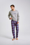 3478 PÁNSKÉ DLOUHÉ PYŽAMO FRANCO S-XL melanžově šedá XL