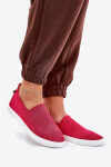 Dámské slip-on tenisky Big Star – fuchsiové Velikost: 41