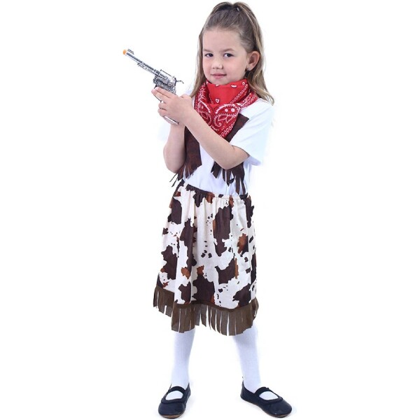 Rappa Dětský kostým - Kovbojka Velikost: 4-6 roků