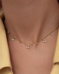 ELENYS Cherry Charm – pozlacený náhrdelník 18K žluté zlato Délka náhrdelníku: 40+5 cm / max. 45 cm