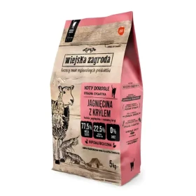 WZA Rural Farm Jehněčí s krillem 5 kg / Granule pro kočky / bez obilovin / 44 % bílkovin