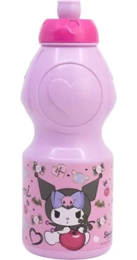 STOR Láhev na pití Kuromi 400 ml / Plast / Bez BPA (88332)