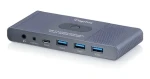 Digitus Coreline / KVM switch / USB-C + HDMI / 2 porty / 4K 60Hz / USB 3.0 hub (DS-12855)