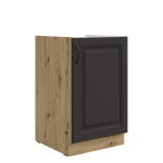 Spodní skříňka pod dřez Stilo 50 ZL 1F BB Barva korpusu: Dub artisan, Barva dvířek: Dust Grey