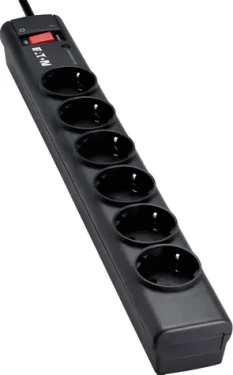 EATON Protection Strip PS6D / Přepěťová ochrana / 6 zásuvek / 1 m / 10 A (PS6D)