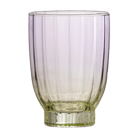 Bloomingville Sklenice na vodu Nicoline 330 ml fialovo-zelená, sklo