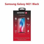 SWISSTEN FULL GLUE COLOR FRAME CASE FRIENDLY sklo pro SAMSUNG M215 GALAXY M21 černá (54501792)