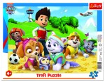 TREFL Puzzle Paw patrol - Tlapková patrola na stopě 25 dílků deskové