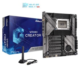 ASRock MB Sc sWRX8 WRX80 Creator R2.0, AMD WRX8, 8xDDR4, 1xVGA, WiFi, eATX EDF_380905