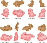 Dortisimo Plastové vypichovače Dinosauři (8 ks)