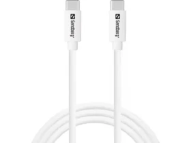 Sandberg SAVER USB-C Cable 1M 65W bílá / nabíjecí kabel USB-C na USB-C