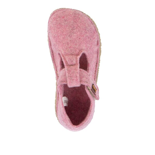 Dívčí barefoot bačkory FLEXY WOOLY Pink Froddo G1700378-7 růžová - 23