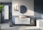 SAPHO - ESPACE skříňka 35x172x32cm, 2x dvířka, levá/pravá, bílá mat strip ESC230-3131S