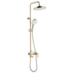 REA - Sprchový set Veneta Brush Gold REA-P3003