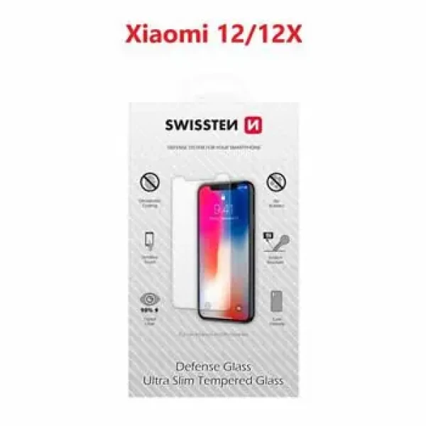 Rozbaleno - SWISSTEN Ochranné temperované sklo 2.5D pro XIAOMI 12 12X / rozbaleno (74517926.rozbaleno)
