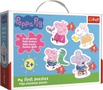 Trefl Puzzle Peppa Pig 4v1 (3,4,5,6 dílků) Baby - Trefl