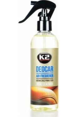 K2 DEOCAR REAL LEATHER 250ml - osvěžovač vzduchu / doprodej (M117RL)