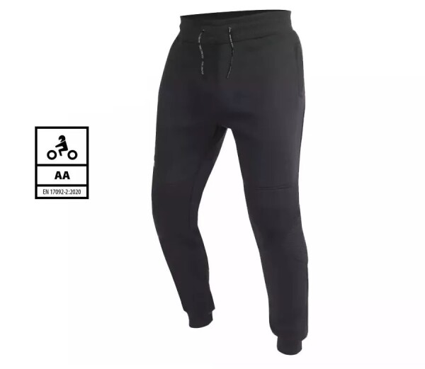 Kevlarové tepláky Trilobite Drible black - M / černá