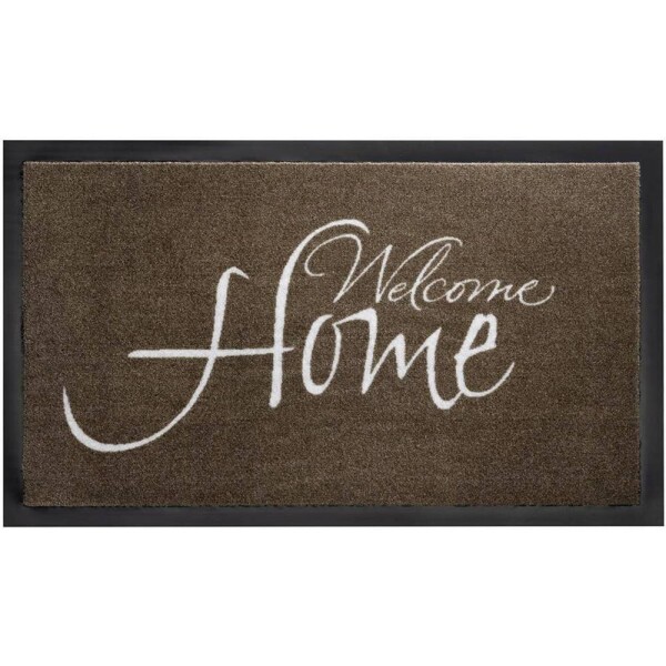 Siena HOME 555-1-441-517 Rohožka 45 x 75 cm Peva Welcome taupe (d x š) 75 cm x 45 cm 1 ks