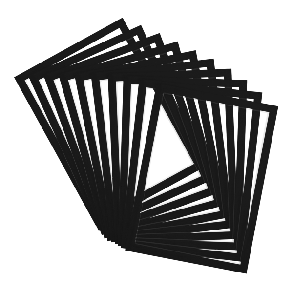 Djois otevřený rámeček - Magneto PRO, A4, PVC, černý, 10 ks