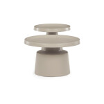 Konferenční stolek 69x69x43cm, kov, kašmír, CT-F4114 CSM