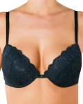 Dámská gelová push-up podprsenka Leilieve 991 černá