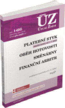 ÚZ 1495 Platební styk,