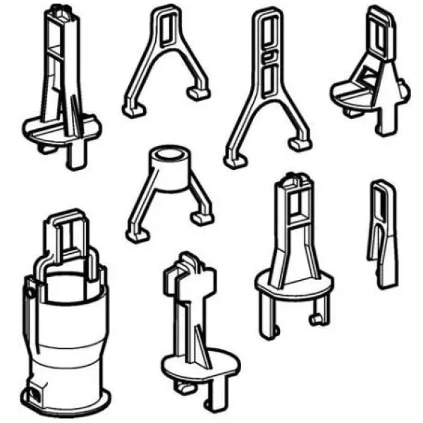 Geberit ND třmeny vypouštěcích ventilů 241.167.00.1 241.167.00.1
