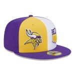 New Era Pánská kšiltovka Minnesota Vikings NFL On-Field 2023 Sideline 59FIFTY Fitted Velikost: 7 3/4