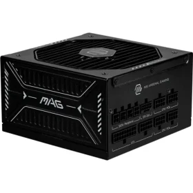 MSI MAG A850GLS PCIE5 černá / 850W / 135mm / ATX3.1 / aktivní PFC / 80PLUS Gold (306-7ZPIY11-CE0)