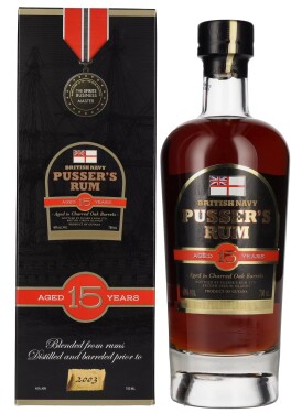 Pusser's British Navy Nelson's Blood Rum 15y 40% 0,7 l (tuba)