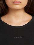 ICEBREAKER W 200 ZoneKnit LS Crewe, Black velikost: L