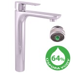 RAV Slezák - VLTAVA ECO - Umyvadlová vysoká baterie bez výpusti, Chrom, 1/2" VTE430.5