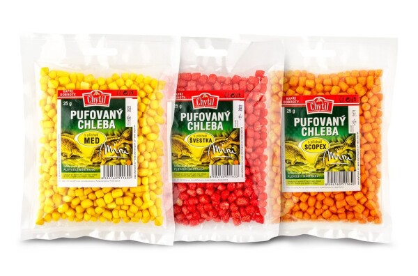 Chytil Pufovaný chleba mini 25g - Med,Chytil Pufovaný chleba mini 25g - Med