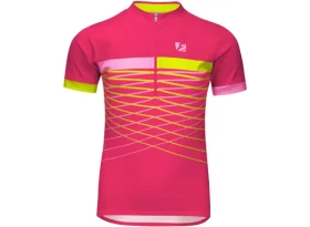 Etape Lucky dětský dres růžová/limeta vel. 128/134