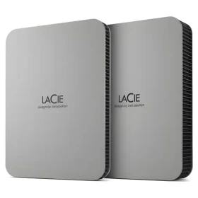 LaCie Mobile Drive Moon Silver / Přenosný disk / 4TB / USB 3.1 / USB-C / Rescue Data Recovery (STLP4000400)