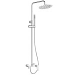INVENA - Sprchový sloup s baterií, Alonia Trend, chrom AU-70-D01-V