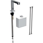 GEBERIT - Brenta Elektronická termostatická umyvadlová baterie, bateriové napájení, chrom 116.178.21.1