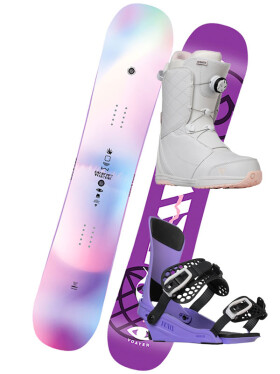 Gravity VOAYER FA dámský snowboard set