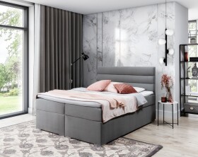 Boxspring Softy Rozměr: 140 x 200 cm, látka: Matt velvet 85