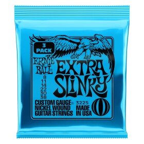 Ernie Ball 3225 Nickel Wound Strings Extra Slinky 3 Pack