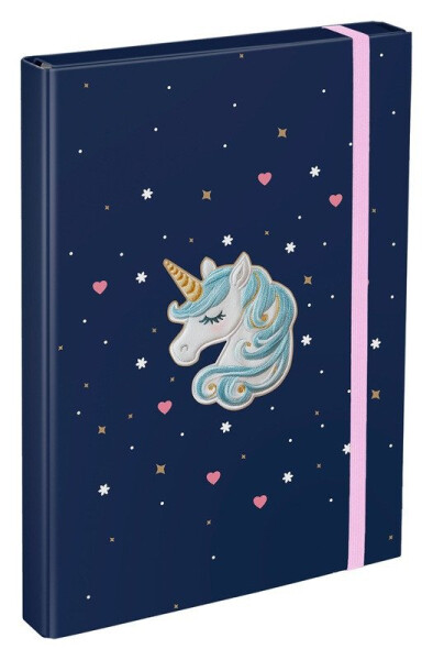 Desky na školní sešity A4 Unicorn Gold
