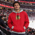 47 Brand Pánská mikina Chicago Blackhawks NHL ’47 Patch DROP SHOULDER Hood Velikost: L