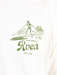 RVCA TROPICAL DISASTER ANTIQUE WHITE pánské tričko krátkým rukávem