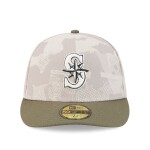 New Era Pánská kšiltovka Seattle Mariners MLB 2025 Authentic Armed Forces Pre-Curved 59FIFTY Fitted Velikost: 7 5/8